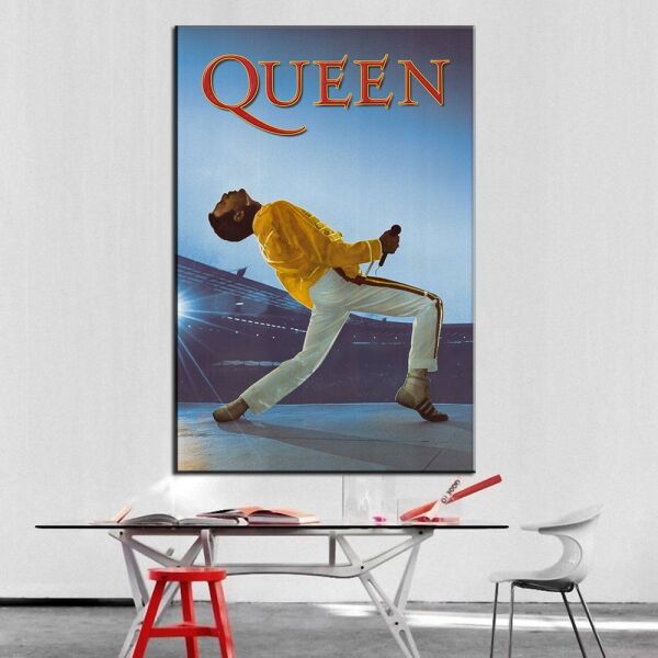 Queenn Freddie Mercury Kanvas Tablo - 1