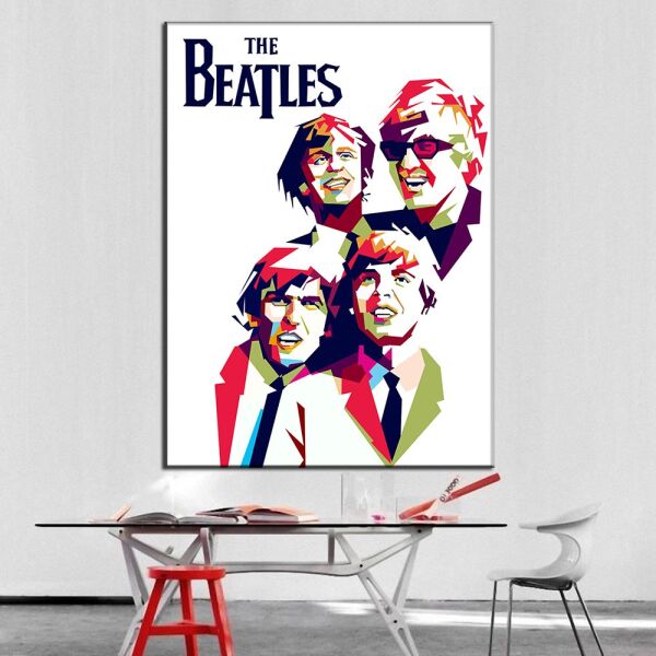 The Beatles Kanvas Tablo - 1